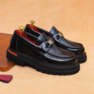 Botas Clásicas de Tobillo para Hombre, Diseño Personalizado de Alta Gama, Otoño, Cuero Genuino, Cómodas, Antideslizantes, Casuales - Product Image 4