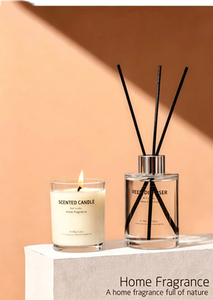 Coffret Cadeau Diffuseur à Bâtonnets et Bougie Parfumée Fleur de Cerisier – Parfum d'Ambiance Romantique pour la Saint-Valentin – Boîte Cadeau Idéale pour la Maison - Product Image 5
