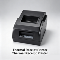 Printer Thermal Resi Berkualitas Tinggi 80mm untuk Restoran dan Dapur, Mendukung Laci Kas, Printer Mini Laris