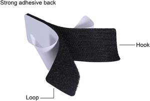 רצועות PVC דביקות חזקות דו צדדיות לאביזרי לבוש, אבזם אלסטי, רצועת סקוטש, גיליונות רחבים - Product Image 5