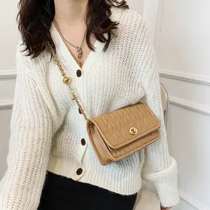 Yeni trend moda koltukaltı çanta zincir küçük kare tarzı tek omuz Messenger sling popüler kadın çantası