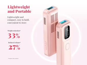 Épilateur IPL portable léger et compact pour femmes, compatible OEM/ODM, pour usage domestique, avec technologie de refroidissement par glace - Product Image 5