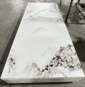 Vente en gros directe de panneau mural en <span class=keywords><strong>papier</strong></span> <span class=keywords><strong>peint</strong></span> 3d panneau mural en feuille de pvc uv marbre 3d - Product Image 6