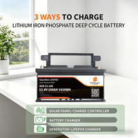 Batterie semi-solide LiFePO4 SUPCELION en stock UE 12,8 V 150 Ah, protection IP65, garantie 10 ans, Bluetooth 5.0, 4000 cycles