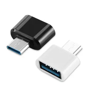 Connecteur micro USB C mâle à USB femelle, TYPE C OTG, adaptateur, pour Smartphone, clavier, souris, contrôleur de jeu, en usine