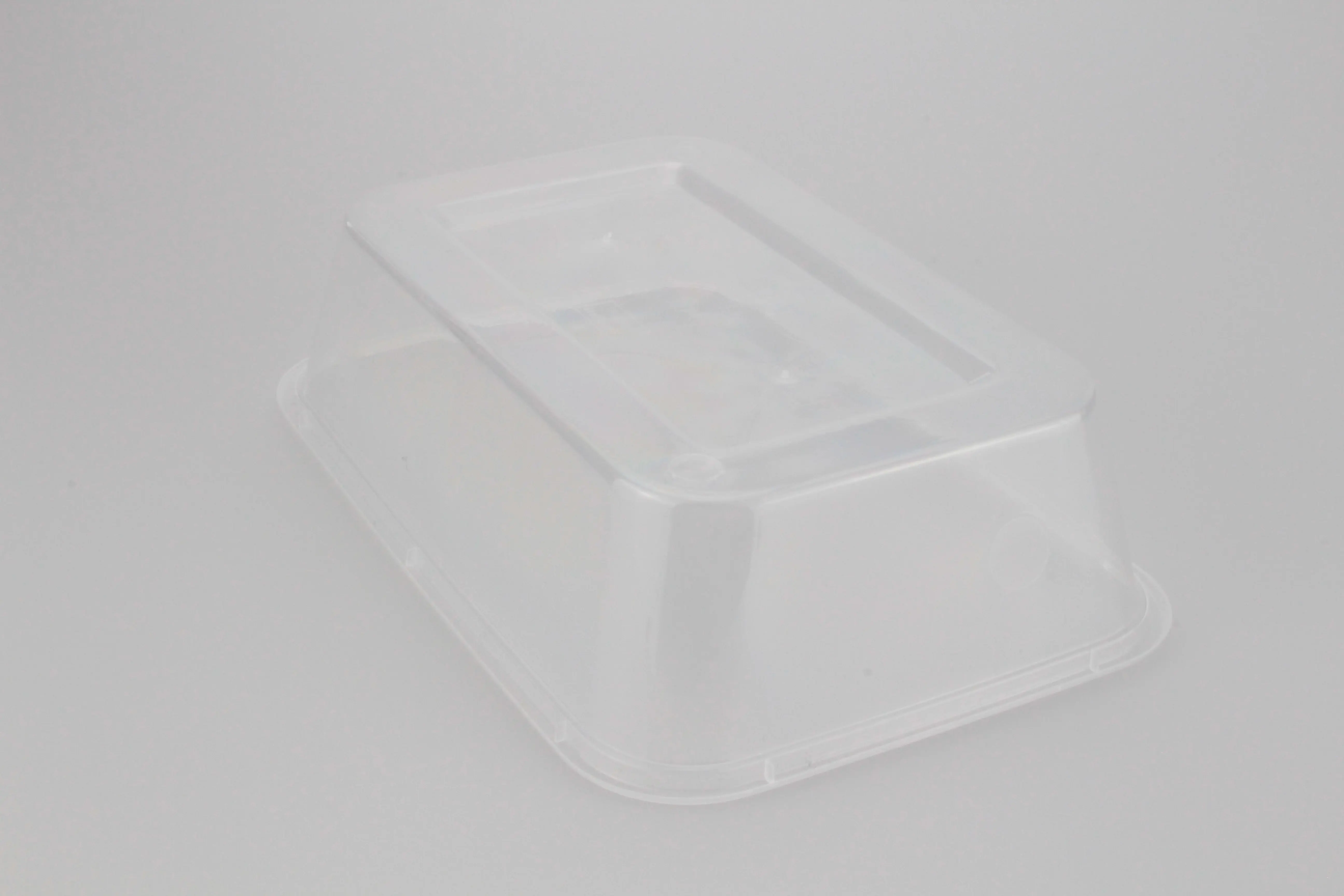 F650 récipient en plastique rectangle jetable 650ml boîte à lunch