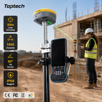 Récepteur GNSS RTK Toptech TK600 pour levés laser, double caméra, contrôleur Android 14 robuste, IP68, 20Hz, équipement de topographie terrestre