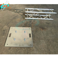 Accessoires : Plaque de base en fer de 8 mm d'épaisseur, Plaque de base pour structure DJ en aluminium Global F34, Base de structure en aluminium