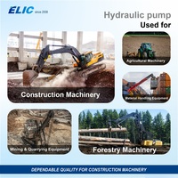 Pompe de charge triple Elic 31FT-01300 20300-080C, pompe à engrenages KAYABA, pompe pilote KPR4-12-12-8 pour remplacement Takeuchi TB030