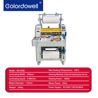 Laminateur hydraulique automatique WD FM-400B, machine à plastifier le papier de 390 mm, équipement de plastification simple et double