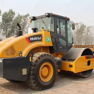 20ton đơn trống rung đường lăn xs203j Con lăn rung cừu Chân máy Đầm