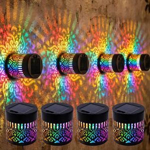 Proyector Solar Mandala con Logotipo Personalizado, Lámpara de Pared, 4 Piezas, Cambio de Color, IP65, LED, Impermeable, Decoración de Jardín Exterior de Metal - Product Image 1