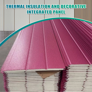 Panneaux muraux et de plafond modernes en EPS, en acier, pour entrepôt extérieur, <span class=keywords><strong>mur</strong></span> extérieur, chambre froide, atelier, cuisine, salle à manger, <span class=keywords><strong>maison</strong></span> préfabriquée - Product Image 1