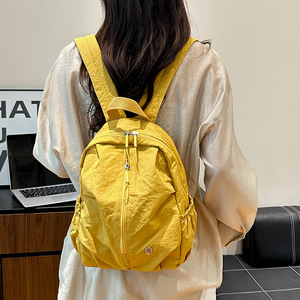 Mochila de Viaje Plegable para Mujer, Ligera, de Nailon Arrugado, Estilo Minimalista, Informal, para la Escuela - Product Image 2