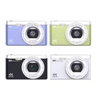 Appareil photo numérique reflex numérique 4K en gros D16B, grand angle 170°, zoom 16x, capteur Sony IMX175 48MP, écran 2,8 pouces, 128 Go, 13 modes de scène, reconnaissance faciale