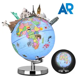 Dipper Smart Globe Adventure AR Educational World Geography Kids-Learning Toy Interactive Globe STEM Toy illustrated world map