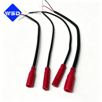 Connecteur étanche OEM 2 broches IP68 5A basse tension, assemblage de câbles plaqué or UL pour éclairage LED de piscine