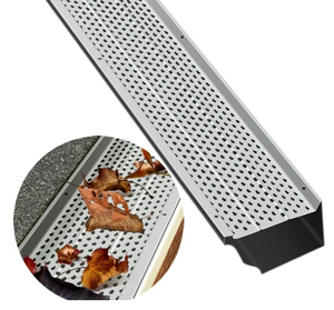 Protection de gouttière en aluminium de 5 pouces/6 pouces de largeur, 4 pieds de long, prix inférieur - Product Image 2
