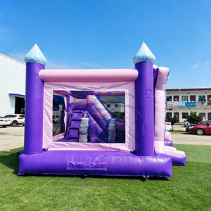 Castello Gonfiabile Commerciale in PVC a Tema K-pop con Scivolo Asciutto/Bagnato per Feste per Bambini - Product Image 4