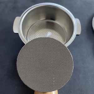 Laser LOGO 51 53 58.5MM Acier Inoxydable <span class=keywords><strong>Filtre</strong></span> à Café Fritté Disque Puck Screen pour Espresso - Product Image 5