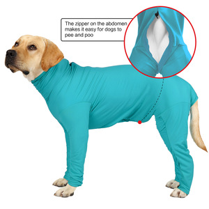 Traje Protector Antilamido para Perros, de Secado Rápido, Cobertura Total, Listo para Enviar, Postoperatorio, para Perros Grandes - Product Image 1