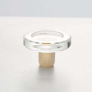DEXI Crystal Factory - Tappo per Bottiglia di Vino in Vetro Trasparente di Alta Qualità da 750ml, Chiusura a Crimpatura Antigoccia - Product Image 1