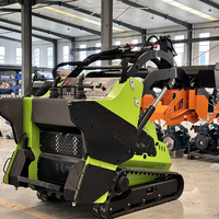 Pengiriman Gratis VK1300 Skid Steer Loader Mini Skid Steer CE EPA Grosir China Skid Steer Mini Loader Bucket untuk Dijual