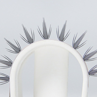 GLAMLASH Comic Spire Cils synthétiques faits à la main, longs et naturels, extensions de cils préfabriquées à floraison automatique