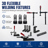 Plateforme de soudage 3D sur mesure OEM, établi de soudage industriel tridimensionnel avec gabarits et dispositifs de fixation