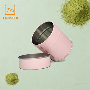 Großhandel Lebensmittelechte 30g Matcha-Dose Luftdicht Doppeldeckel Matcha-Pulver-Dose Matt Rosa Matcha-Tee-Dose - Product Image 3
