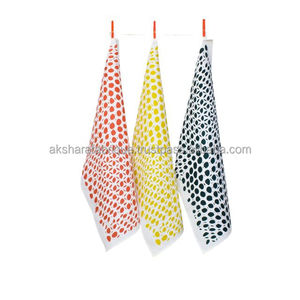 Suministro al por mayor de calidad superior 100% tejido de algodón orgánico paño de rizo de algodón paños de limpieza de cocina toalla de manos ultrasuave - Product Image 2