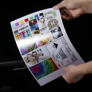 Individuelle PVC 0,76mm A4 Blanko-Karten Wasserfeste Plastikkarten Bedruckbare Glänzende Inkjet-Geschäfts-ID-Blätter - Product Image 3