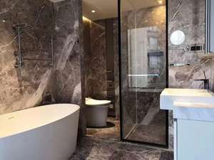 Plateau de table à manger en <span class=keywords><strong>marbre</strong></span> gris Athéna, personnalisé, moderne, poli, grande dalle pour villas, revêtement de sol de maison, <span class=keywords><strong>marbre</strong></span> naturel - Product Image 2