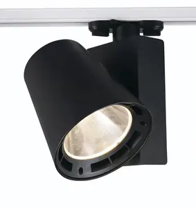 Faretti a binario commerciale CRI80 COB faretti a binario 2 3 fili 35w 50w faretto a binario a led dimmerabile