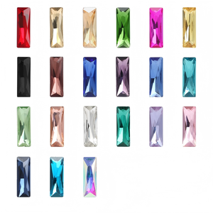 Diamantes de vidrio rectos, largos y de forma irregular para ropa, fundas de teléfonos móviles, porta perfumes, equipaje, accesorios de bricolaje - Product Image 2