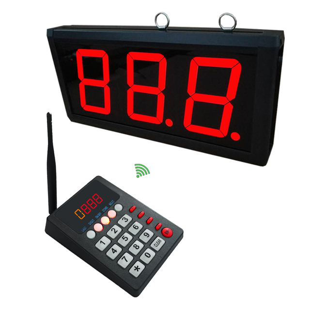 Wireless Digital Restaurant Coaster Pager Queue Management Guest Table Waiting Paging System