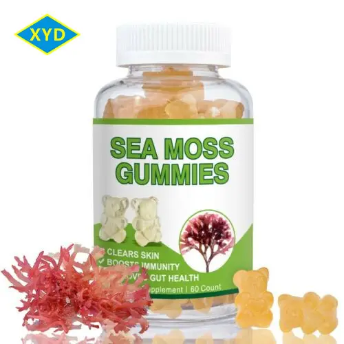 Integratori sanitari a marchio privato gummies seamoss gummies vegan organic sea moss gummies