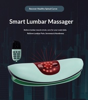 Appareil de massage lombaire à domicile, électrique, intelligent, avec télécommande, vibrations, compresse chaude, physiothérapie, masseur infrarouge