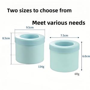 Mini bac à glaçons en silicone, forme cylindrique, moule à glace facile à démouler pour congélateur, cocktail - Product Image 2