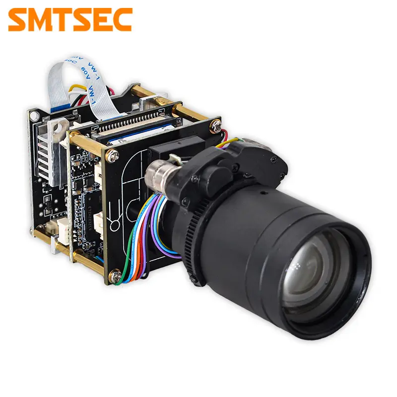 5.0mp 50fps 4mp 60fps 1/1/2 pouces IMX335 Hi3516AV300 WDR faible éclairage avec lentille motorisée 5-50mm carte de caméra IP CCTV