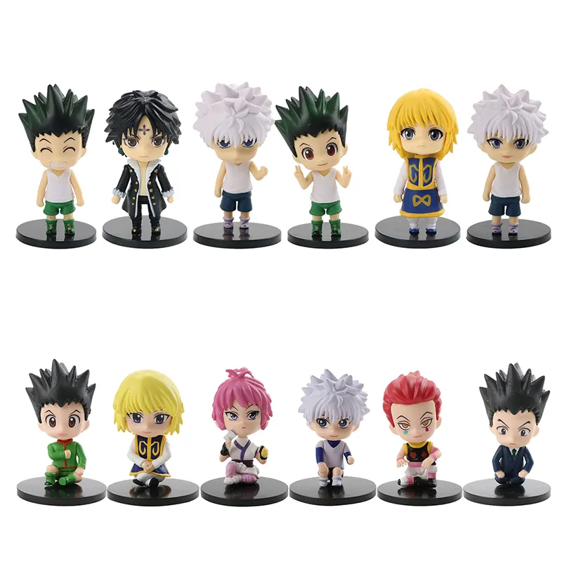 6Pcs/Set Japan Anime Toys HUNTER X HUNTER Action Figure Model Toy