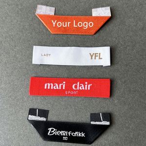 Étiquettes tissées personnalisées de luxe à logo tissé haute densité, patchs thermocollants sur mesure – Prix fabricant - Product Image 1