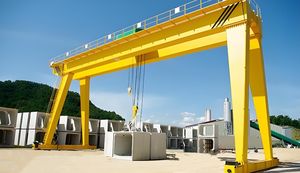 Grúa Pórtico Europea de Doble Viga de Mármol de Fábrica China, 32 Toneladas, con Ruedas, en Venta - Product Image 3