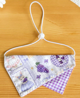 Bandana triangulaire personnalisée pour chiens et chats, motif color block, design d'usine sur mesure, accessoire doux et lavable