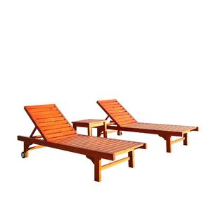 <span class=keywords><strong>Tumbona</strong></span> <span class=keywords><strong>Plegable</strong></span> de Madera Maciza Anticorrosiva, Color Blanco, para Jardín, Piscina, Parque, Descanso - Product Image 5