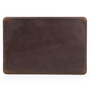 Cuir véritable fabriqué à la main pour MacBook <span class=keywords><strong>Air</strong></span> Sleeve 13 ''13.3'' étui pour ordinateur portable en cuir pleine fleur Slim Mac Pro Cover - Product Image 6