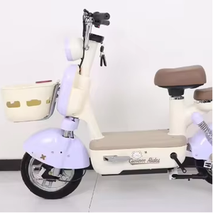 Mini Scooter de 2 Plazas, 350W, 48V, Batería Extraíble, Bicicleta Urbana Pequeña para Damas, Viajes Diarios Familiares - Product Image 3