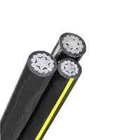 600V Triplex/Quadruplex 3/0 AWG Conductor de aluminio URD Cable de entierro directo XLPE Cable de distribución secundario subterráneo
