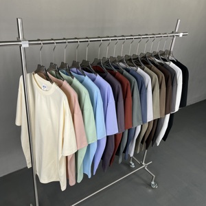 Camiseta de Hombre de Moda al por Mayor de Alta Calidad, Color Menta, 100% Algodón, Talla Grande, Logotipo Personalizado, Tecnología 5-1, Secado Rápido, Transpirable, Manga Corta - Product Image 3