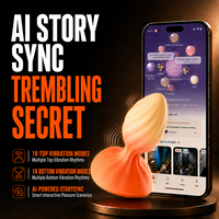 10 fréquences de vibration, plaisir sexuel, plug anal, masseur masculin, double moteur, forte puissance, sex toy, boutique e-commerce pour adultes.